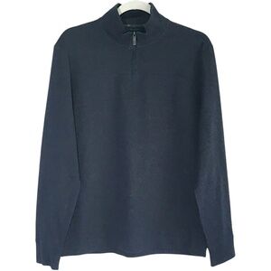 Perry Ellis NWOT Quarter Zip Navy Men’s Pullover Medium